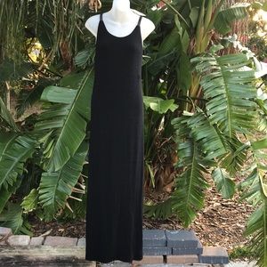 Onyx night strappy sparkle black gown